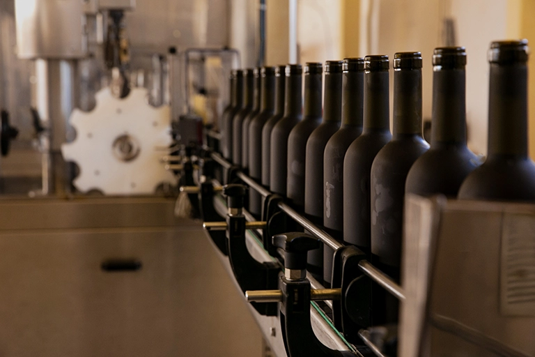 Pilotage production vin