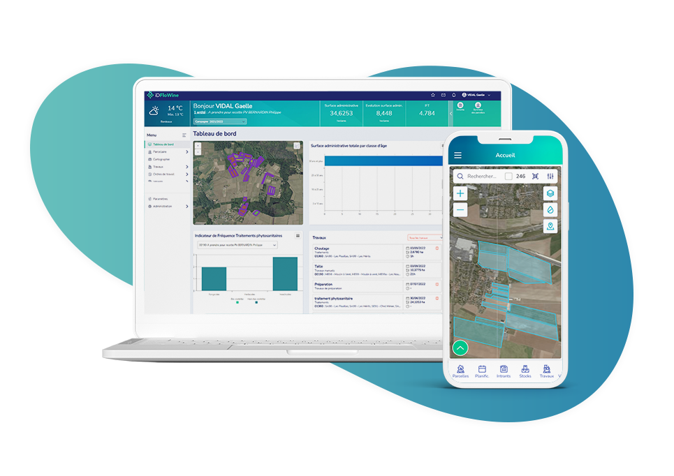 iDFloWine, logiciel SaaS de gestion du parcellaire