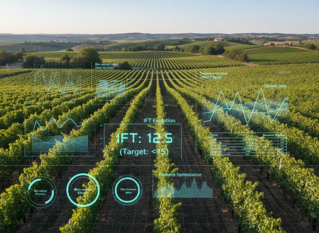 calcul de l'IFT en viticulture